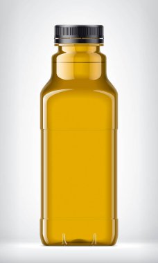 Arkaplanda renkli plastik şişe.