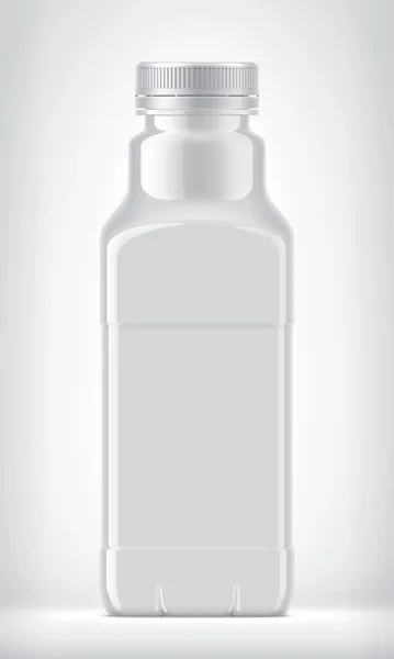 Non Transparent Plastic Bottle Background — Stock Photo, Image