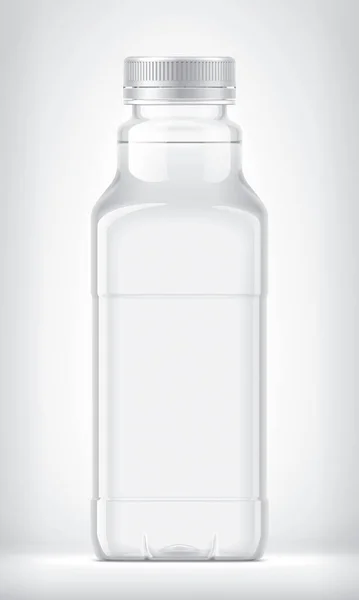 底座上的塑料瓶 — 图库照片