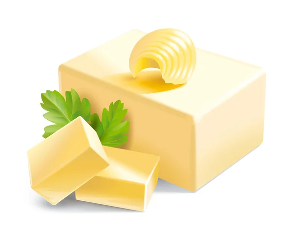 Butter-Illustration — Stockfoto