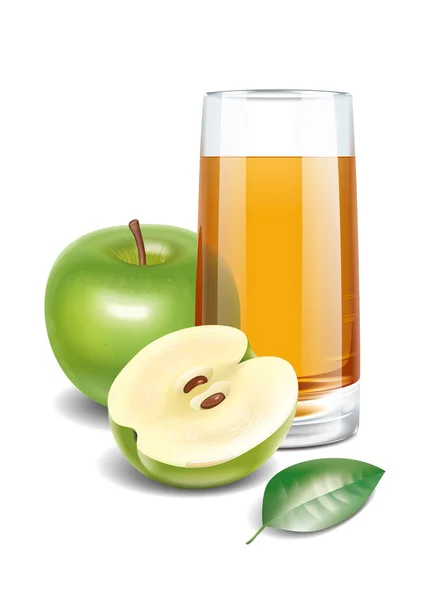 Jugo de manzana — Foto de Stock