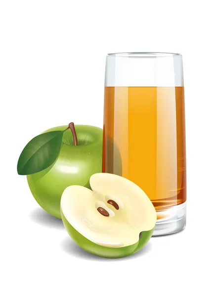 Jugo de manzana — Foto de Stock