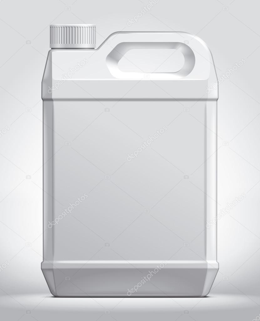 Blank plastic bottle