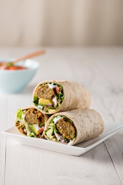 Vejetaryen falafel tamamladı 