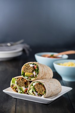 Vejetaryen falafel tamamladı 