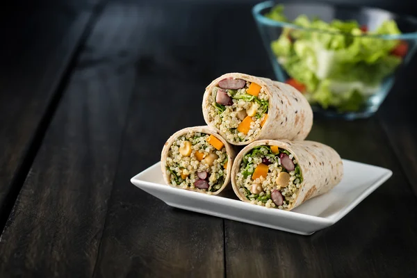 Quinoa végétalien Wraps — Photo