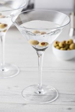 Taze ev votka martini kokteyl yaptı.