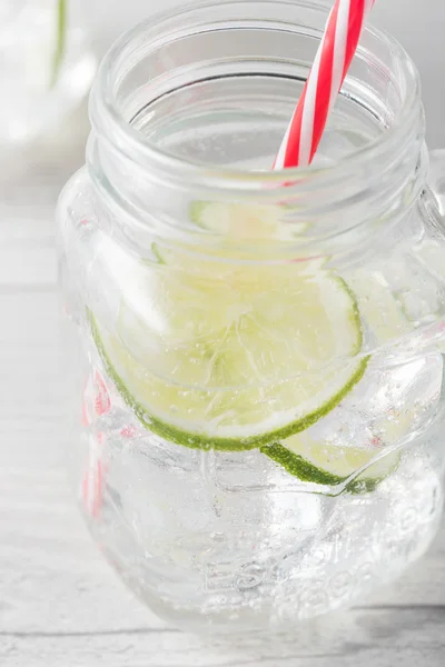 Fresh home made gin tonic cocktails — Stock Photo, Image