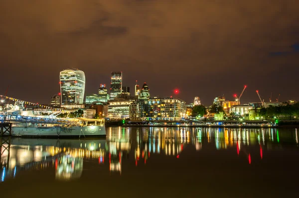 Londra Gece Şehri — Stok fotoğraf