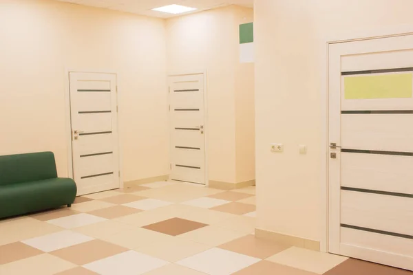 European Medical Clinic Empty Simple Interior Horizontal — Stock Photo, Image