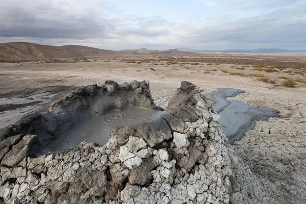 Vulcão de lama, Gobustan, Azerbaijão — Fotografia de Stock