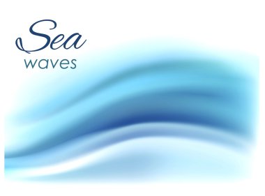 Güzel mavi arka plan stilize dalgalar