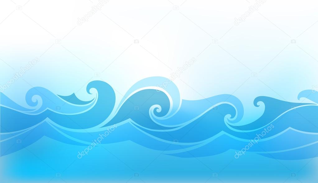 Abstract background with stylized wave