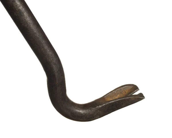 Stalen claw hammer geïsoleerd op een witte achtergrond, voorraad foto — Stockfoto