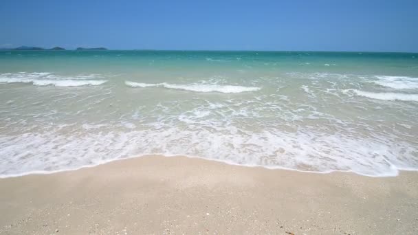 Vista Bela Praia Tailândia — Vídeo de Stock