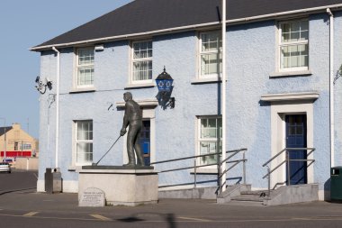 Garda station in Ballybunion county Kerry, Ireland clipart