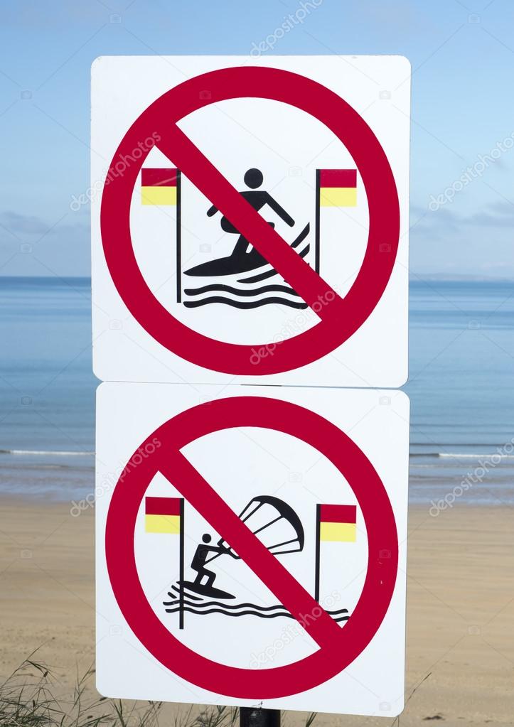 signs for surfers in ballybunion