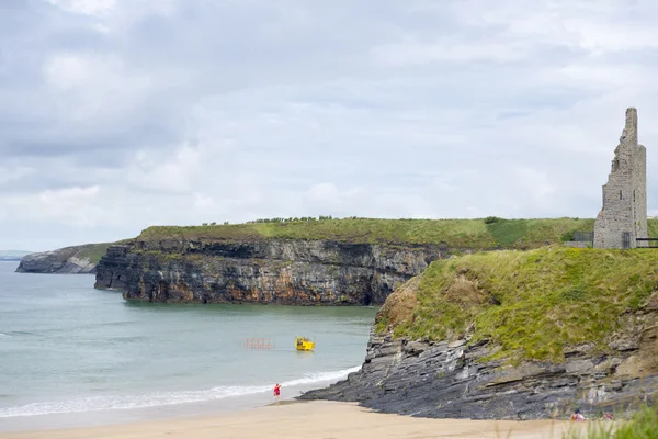 Ballybunion mar e penhasco lançador serviço de resgate — Fotografia de Stock