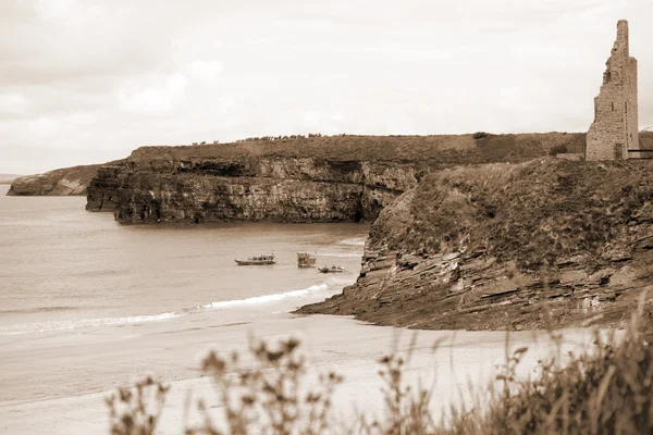 Kurtarma Ballybunion deniz ve cliff hizmet başlatma — Stok fotoğraf
