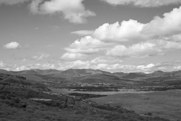 Beautiful cloudy mountain view — Stock Photo, Image