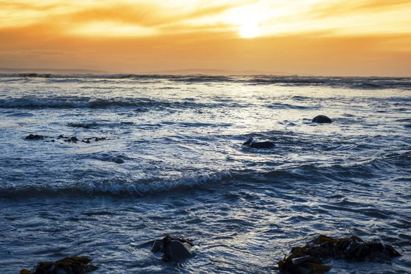 Reflejos tranquilos en la playa de abejas rocosas —  Fotos de Stock