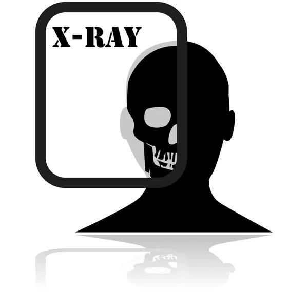 X-Ray icon — Stock Vector