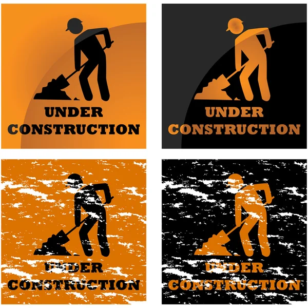 Avis de construction — Image vectorielle