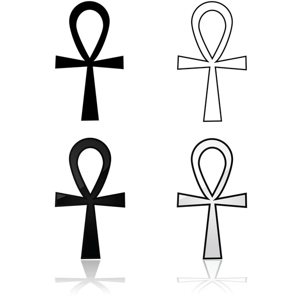 Icono de Ankh — Vector de stock