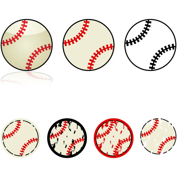 Collection baseball — Image vectorielle