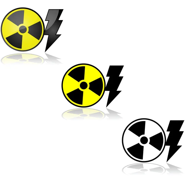 Energía nuclear — Archivo Imágenes Vectoriales