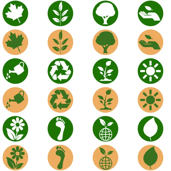 Environmental icons — Stock Vector