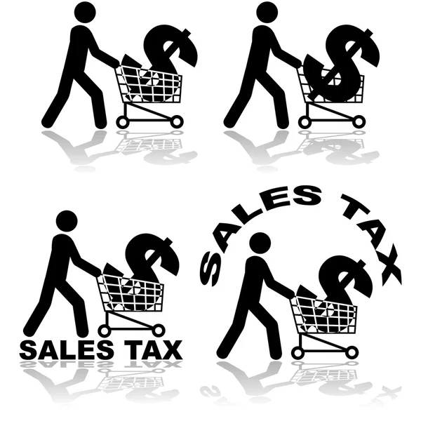 Imposto sobre vendas —  Vetores de Stock