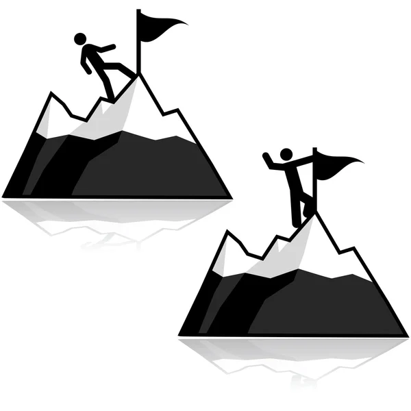 Escalada — Vector de stock