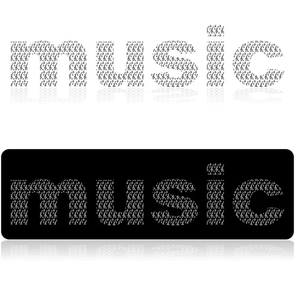 Composants musicaux — Image vectorielle