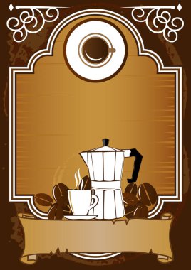 kahve afişi arka plan duvar kağıdı 