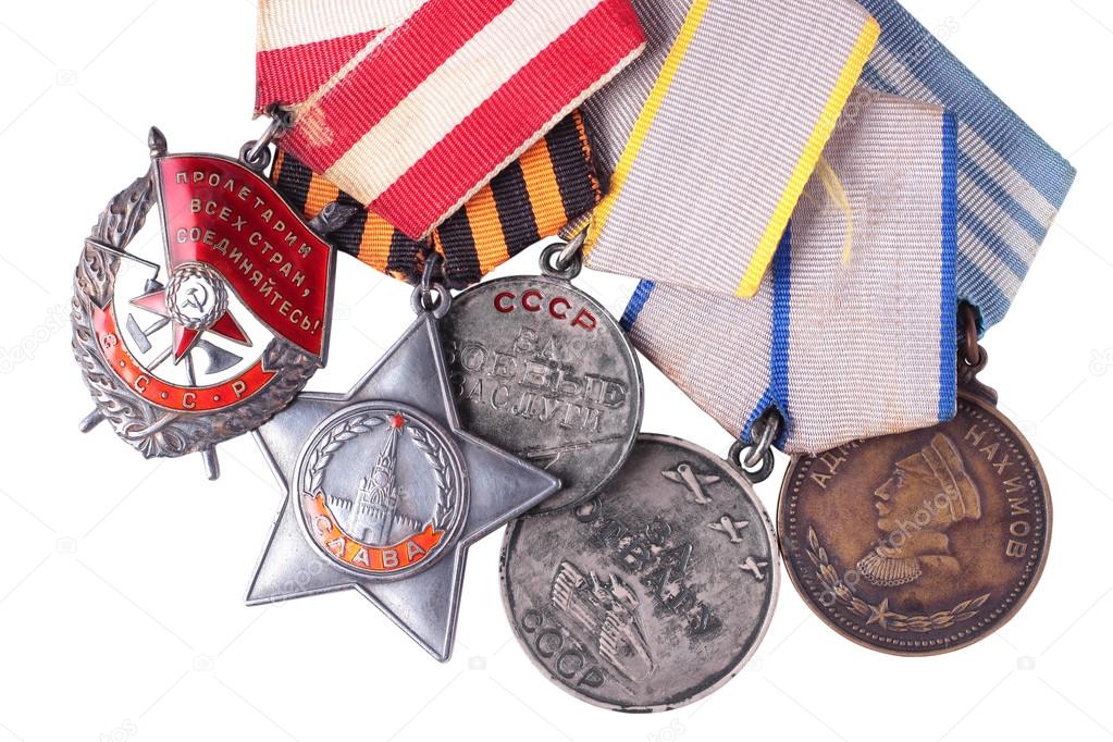 USSR Soviet military awards. Isolated