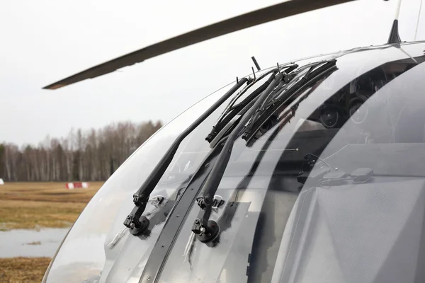 The aircraft - Cabin of the black helicopter
