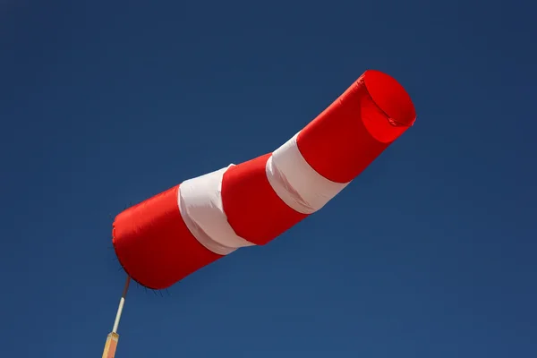 Boats parking - Wind direction indicator — Stock Photo, Image