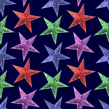 Yıldız Dikişsiz desen arka plan