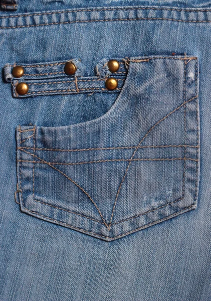 Poches de jeans. Texturé — Photo