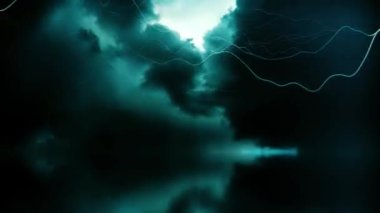 Gün batımında gökyüzü ve bulutlar 4K