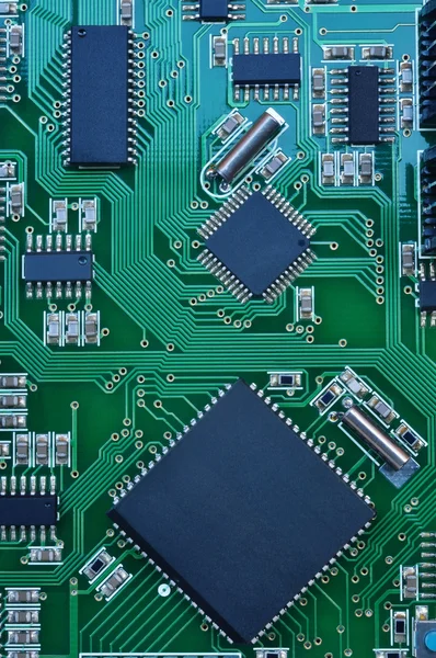 Fragment of electronic board — Stock Photo, Image