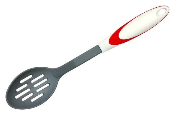 Modern plastic spoon — Stock Photo, Image