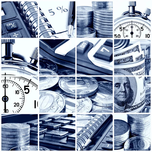 Business collage — Stock Photo, Image