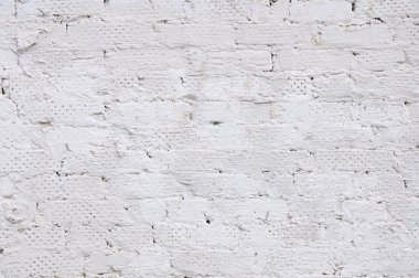 Beyaz tuğla duvar