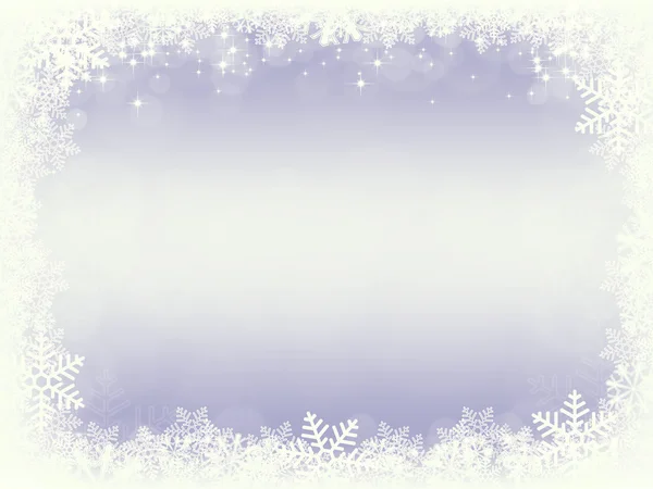 Frame van sneeuwvlokken — Stockfoto