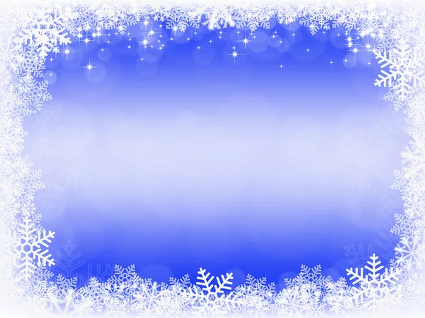 Ramki z płatki śniegu — Zdjęcie stockowe