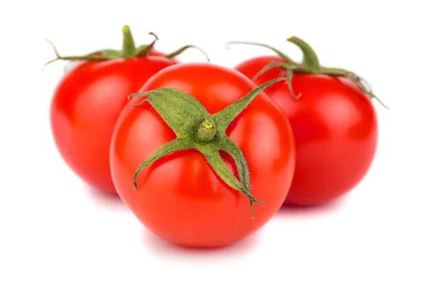 Three ripe red tomatoes — Stock Photo, Image