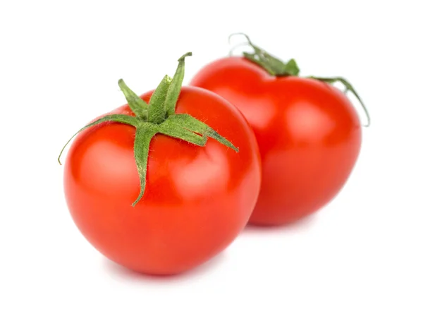 Дві червоні помідори — стокове фото