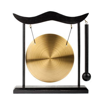Dekoratif bronz gong